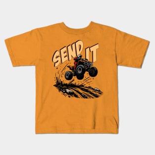 Send It on a Quad Bike Kids T-Shirt